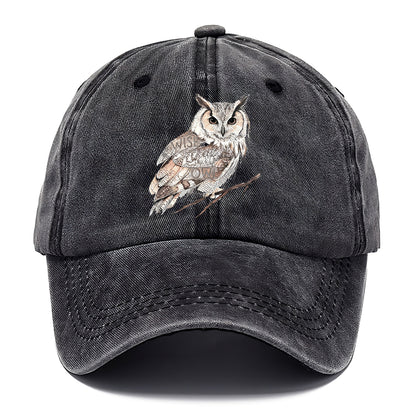 Wise Owl Sketch Classic Cap