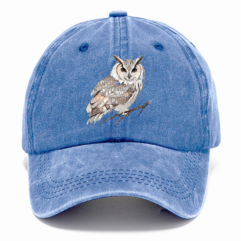 Wise Owl Sketch Classic Cap