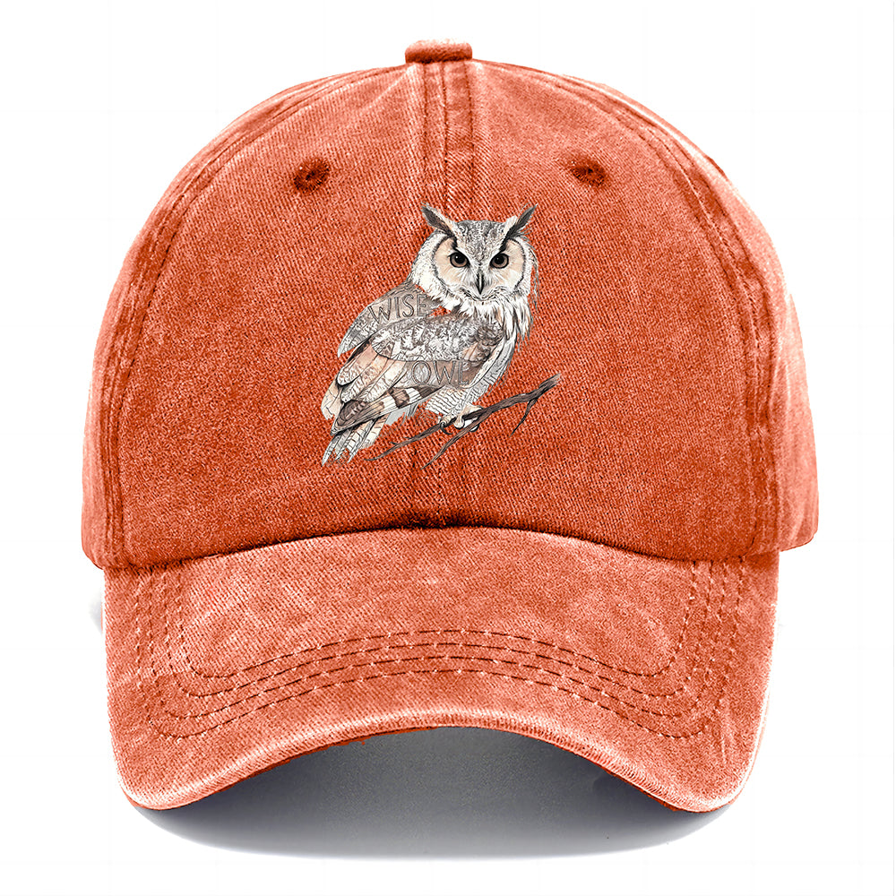 Wise Owl Sketch Classic Cap