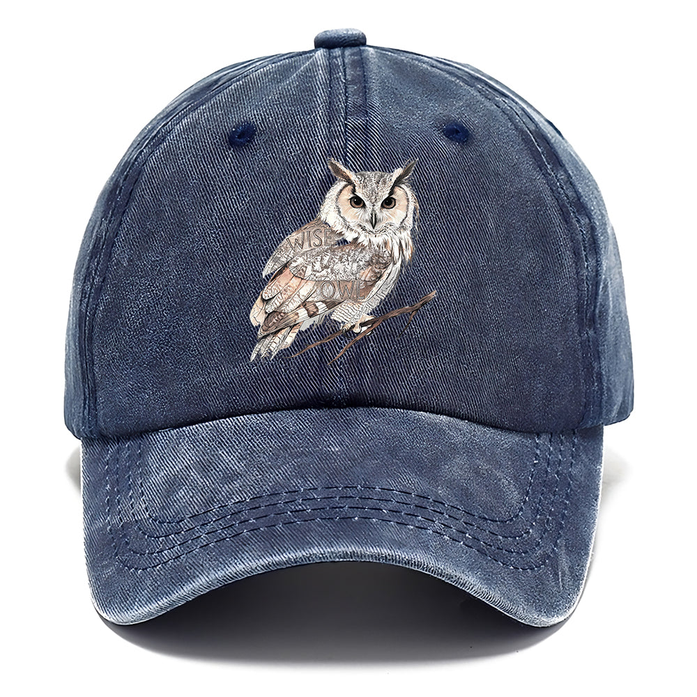 Wise Owl Sketch Classic Cap