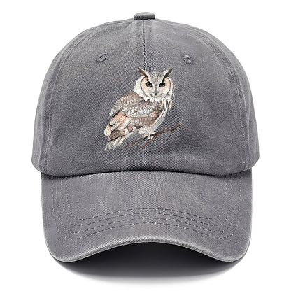 Wise Owl Sketch Classic Cap