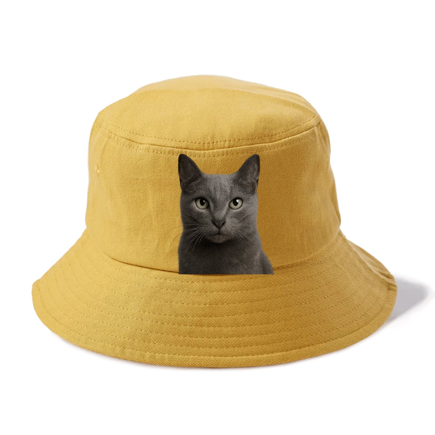 russian blue portrait design Hat