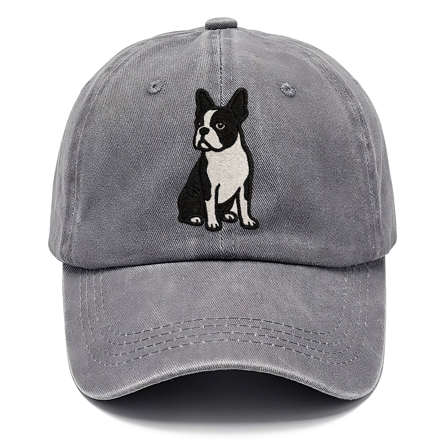 boston-terrier-black-white-tuxedo-charming-companion Hat