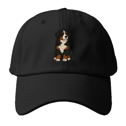 bernedoodle-tricolor-curly-playful-charm Hat
