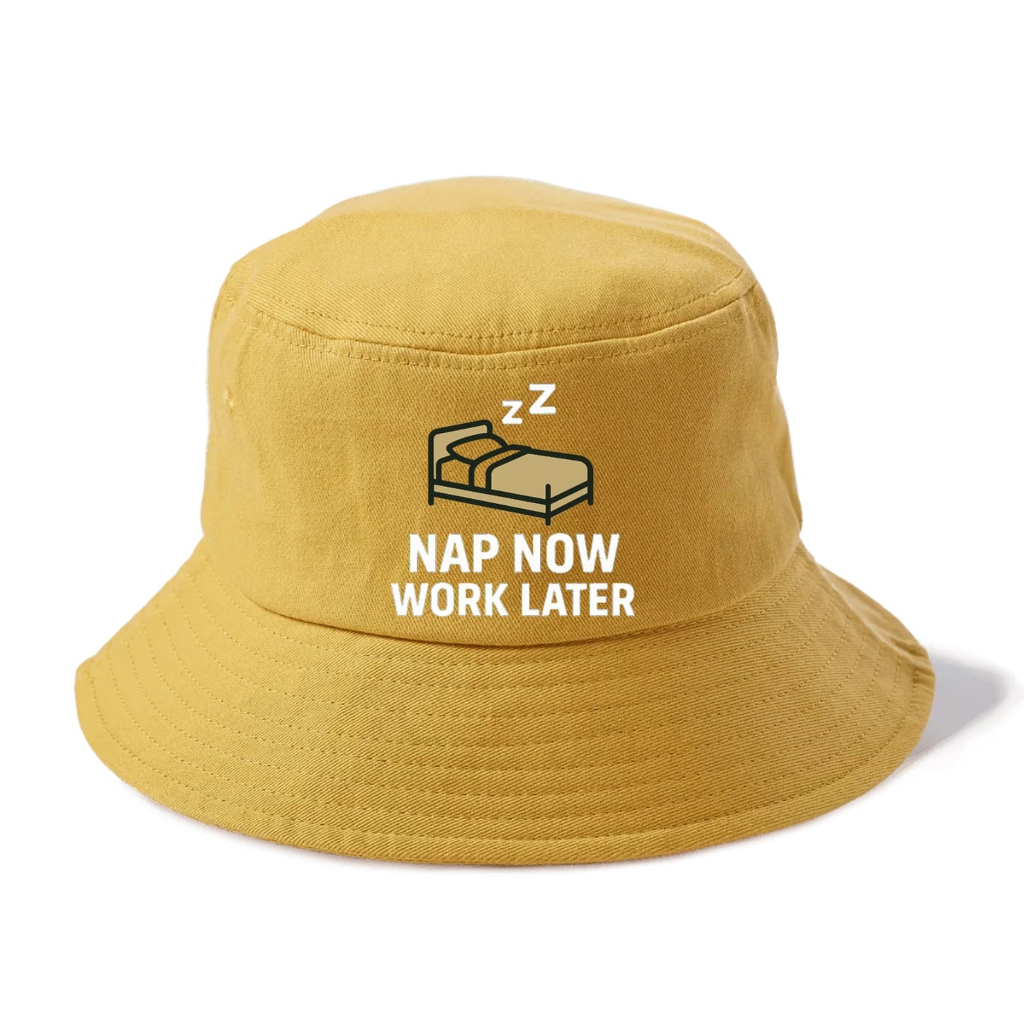 nap now work later Hat