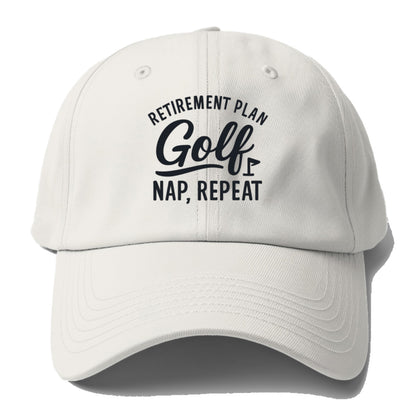 golf retirement plan nap repeat Hat