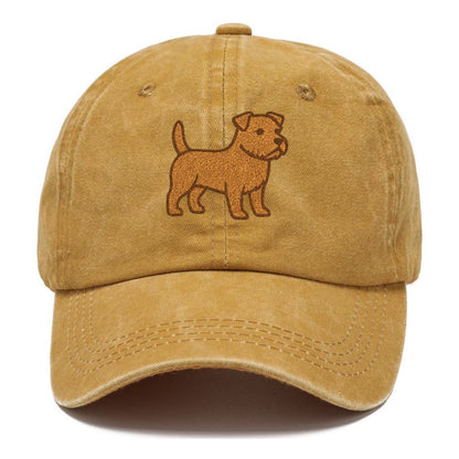 Norfolk Terrier Red Colored Pose Hat