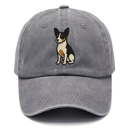 Rat Terrier Tri Color Pose Hat