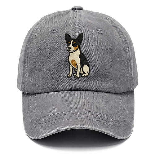 Rat Terrier Tri Color Pose Classic Cap