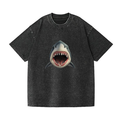 stylized shark maw ready to bite Hat