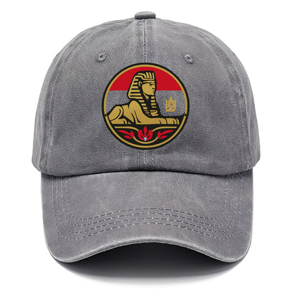 egyptian sphinx heritage logo Hat