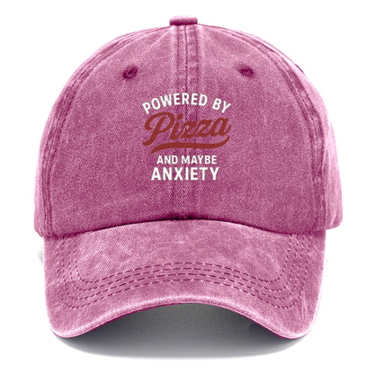 pizza powered anxious appetite Hat