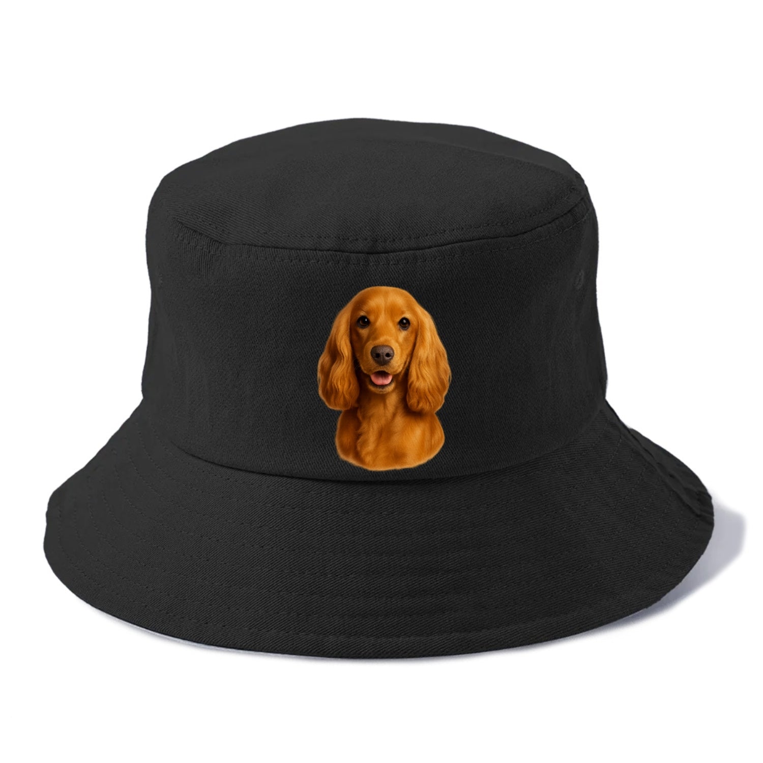 cocker spaniel portrait design Hat