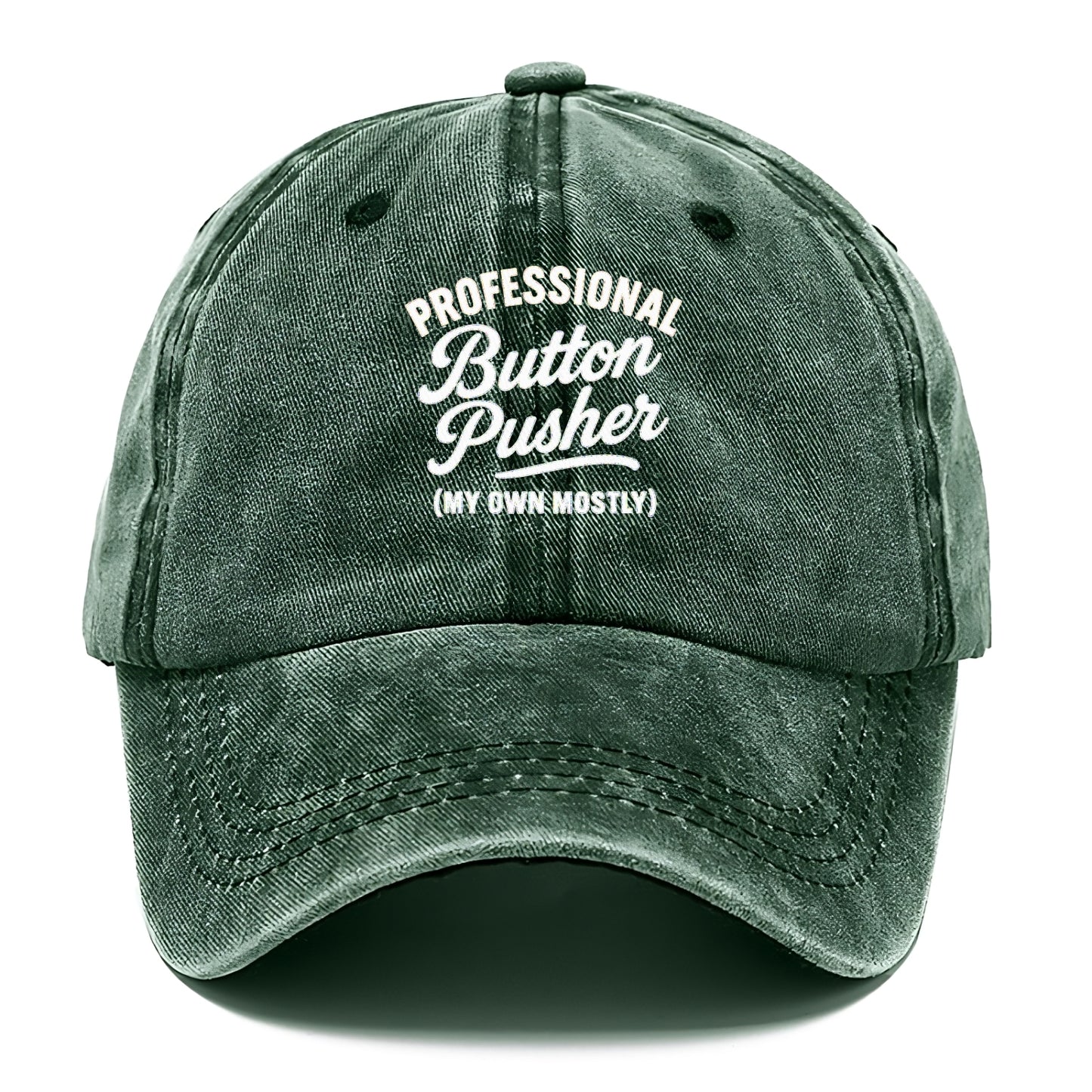 button pusher mostly my own Hat