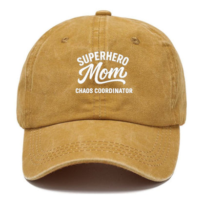 superhero mom chaos coordinator design Hat