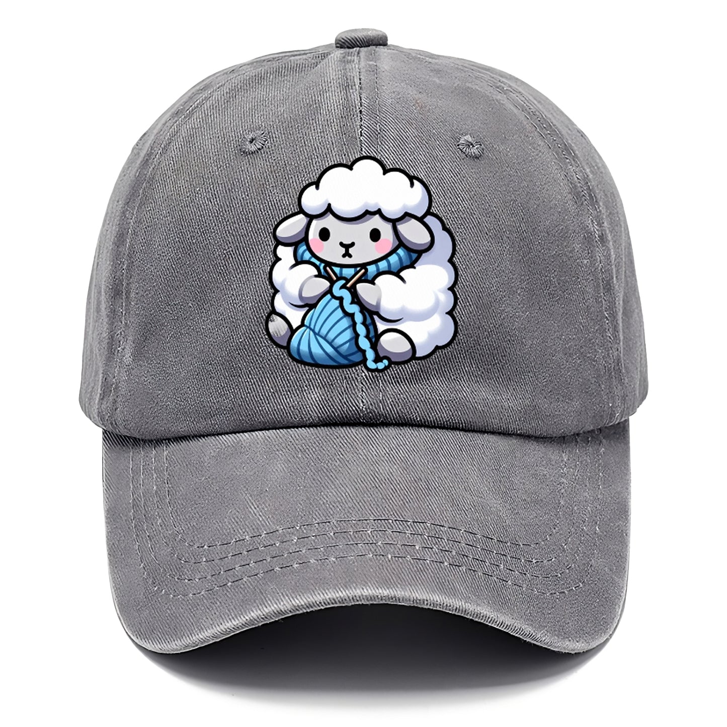 sheep knitting scarf Hat