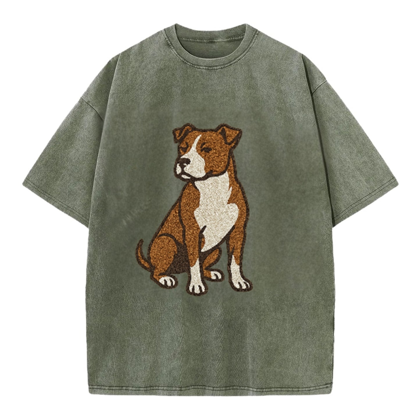 American Pit Bull Terrier Brown And White Pose Hat