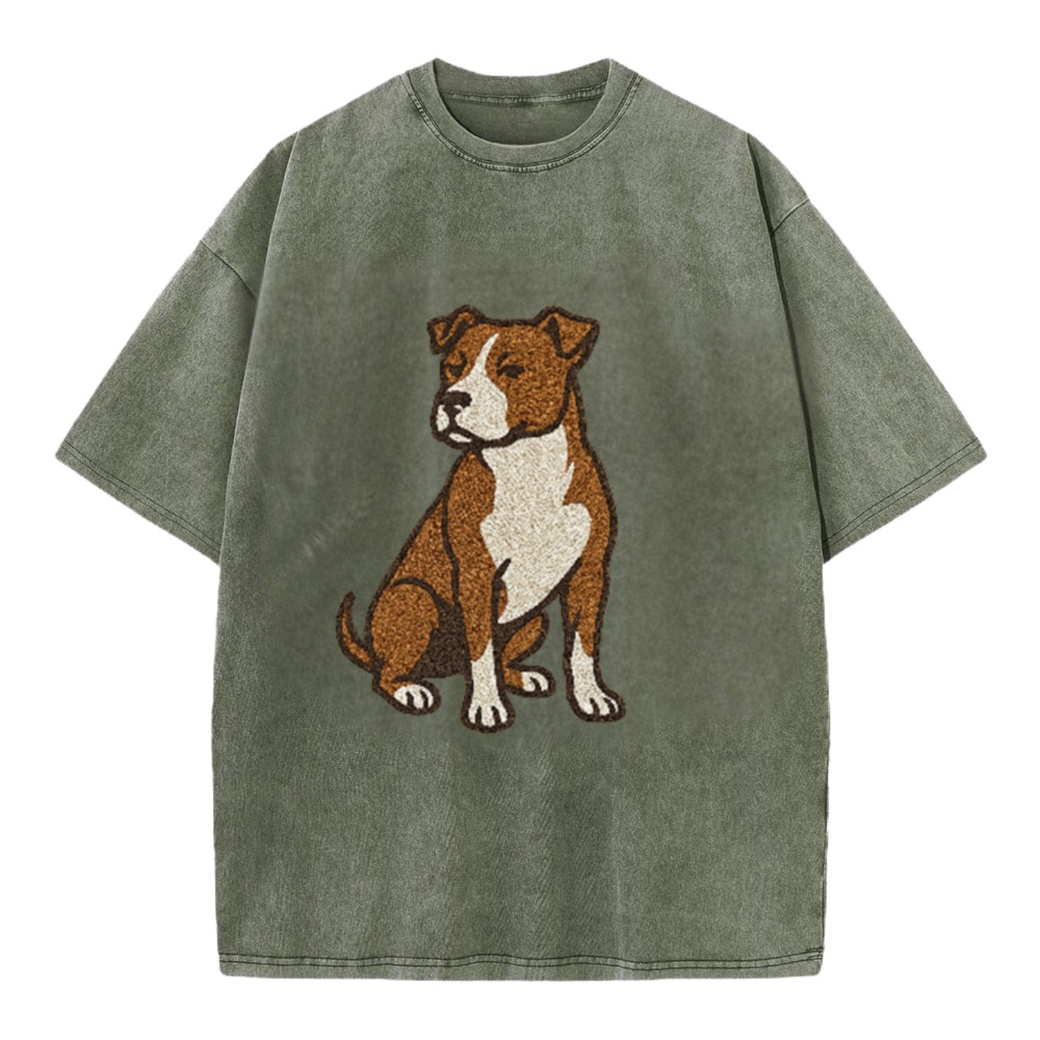 American Pit Bull Terrier Brown And White Pose Hat