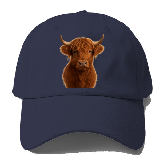highland cow portrait design Hat