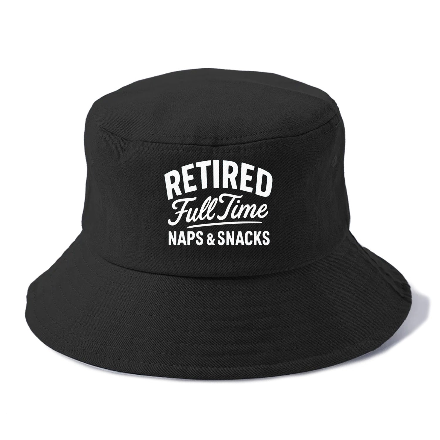 retired full time naps snacks Hat