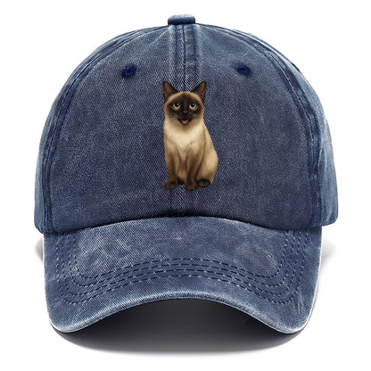 siamese cat illustration Hat