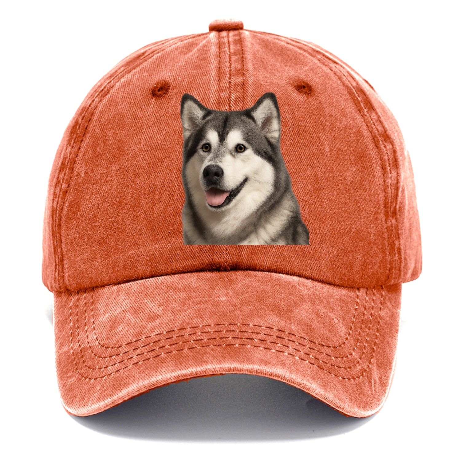 alaskan malamute portrait design Hat