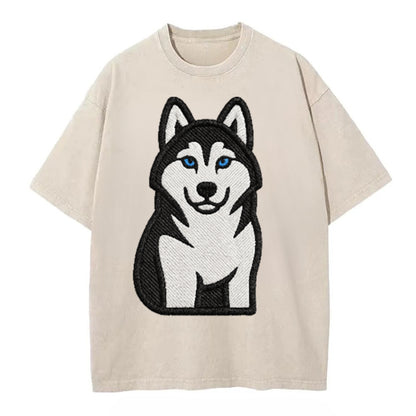 husky-blue-eyes-piercing-gaze Hat