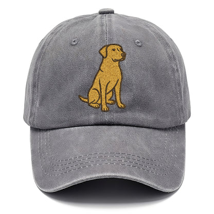 Labrador Retriever Yellow Lab Sitting Pose Hat