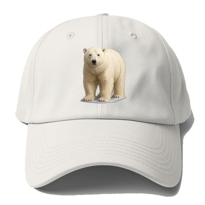 majestic polar bear front portrait Hat