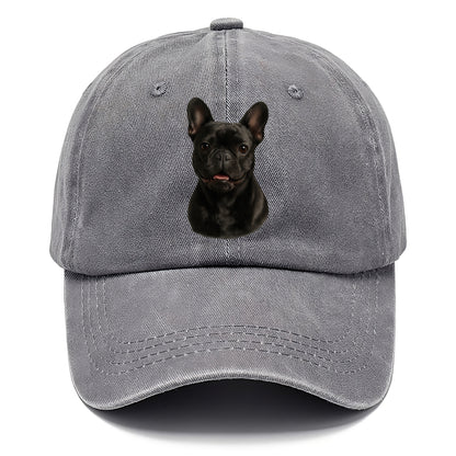 french bulldog noir: chic & charming Hat