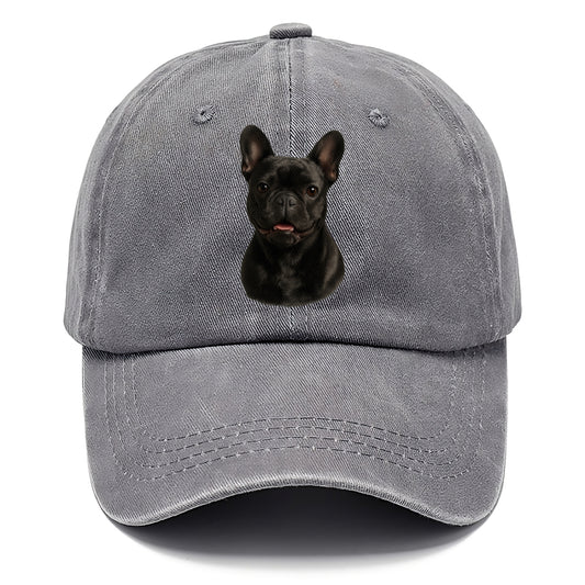 french bulldog noir: chic & charming Hat