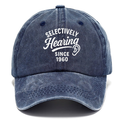 selectively hearing since 1960 design Hat