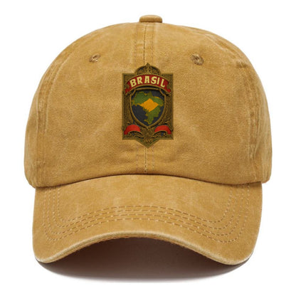 brazil map outline Hat
