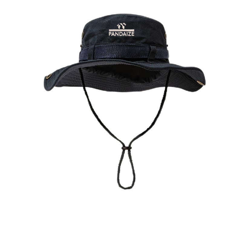 Pandaize Western Cowboy Hat – Adjustable Wide Brim Fishing Hat for Summer Sun Protection, Outdoor Adventures, and Hiking