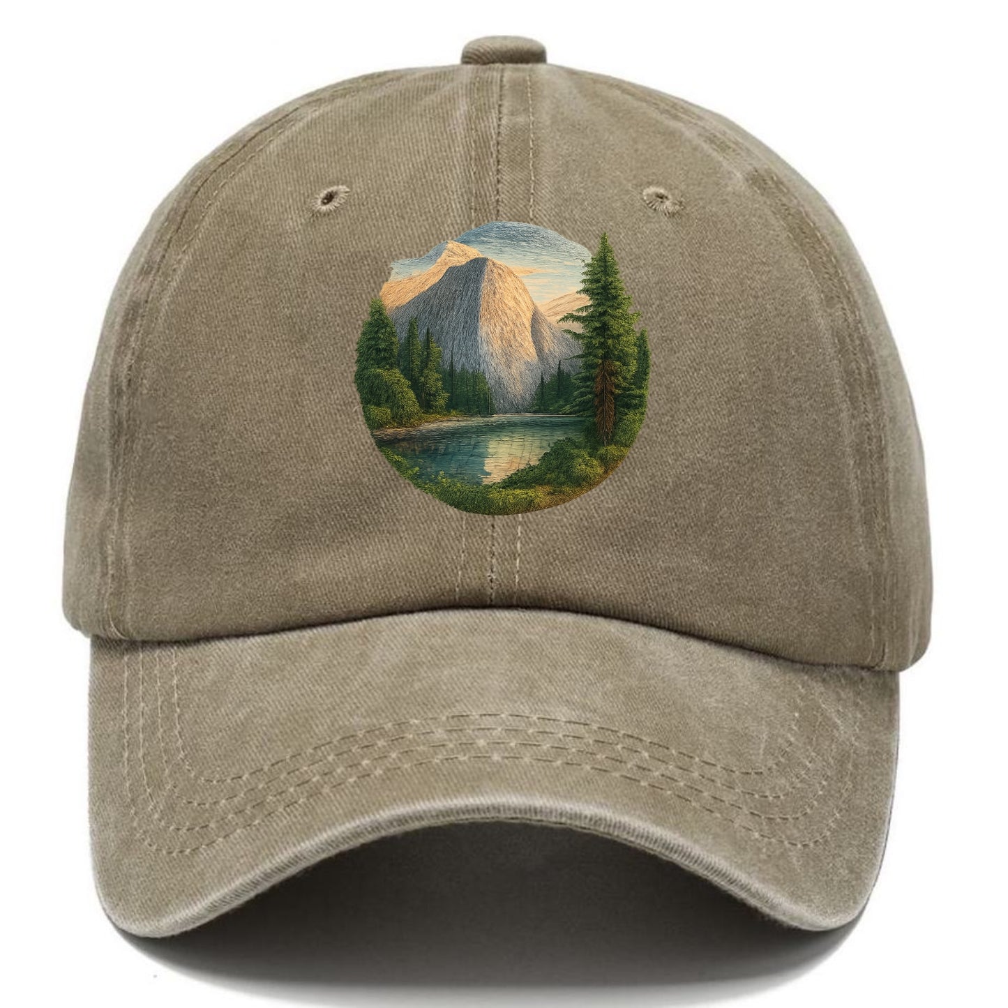 mountain lake serenity Hat