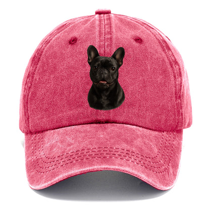 french bulldog noir: chic & charming Hat