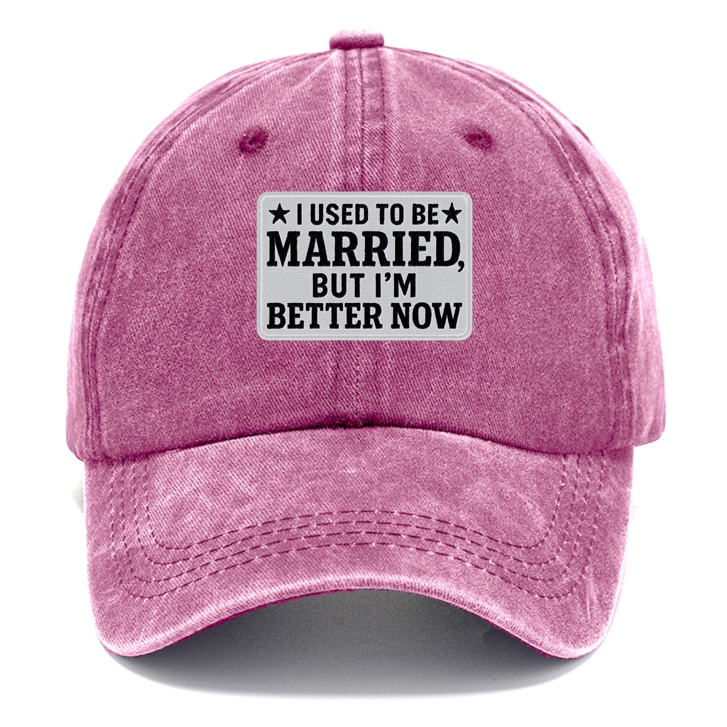 i used to be married but i'm better now Hat