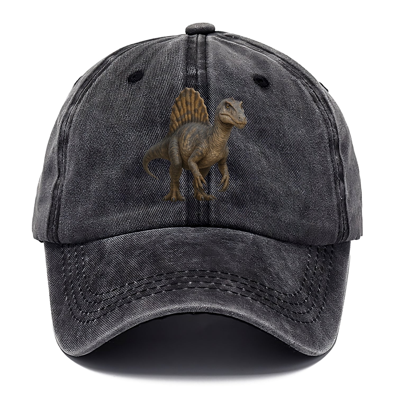 detailed spinosaurus with striking sail Hat