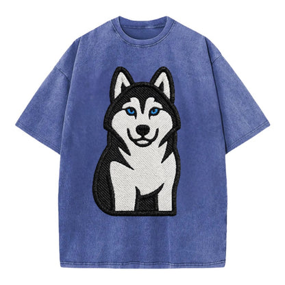 husky-blue-eyes-piercing-gaze Hat