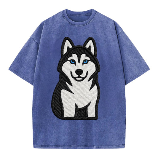 husky-blue-eyes-piercing-gaze Hat