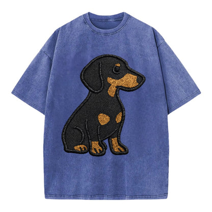 dachshund-black-and-tan-loyal-companion Hat