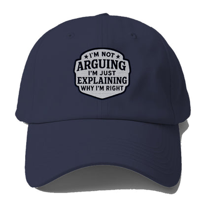 i'm not arguing i'm just explaining why i'm right Hat