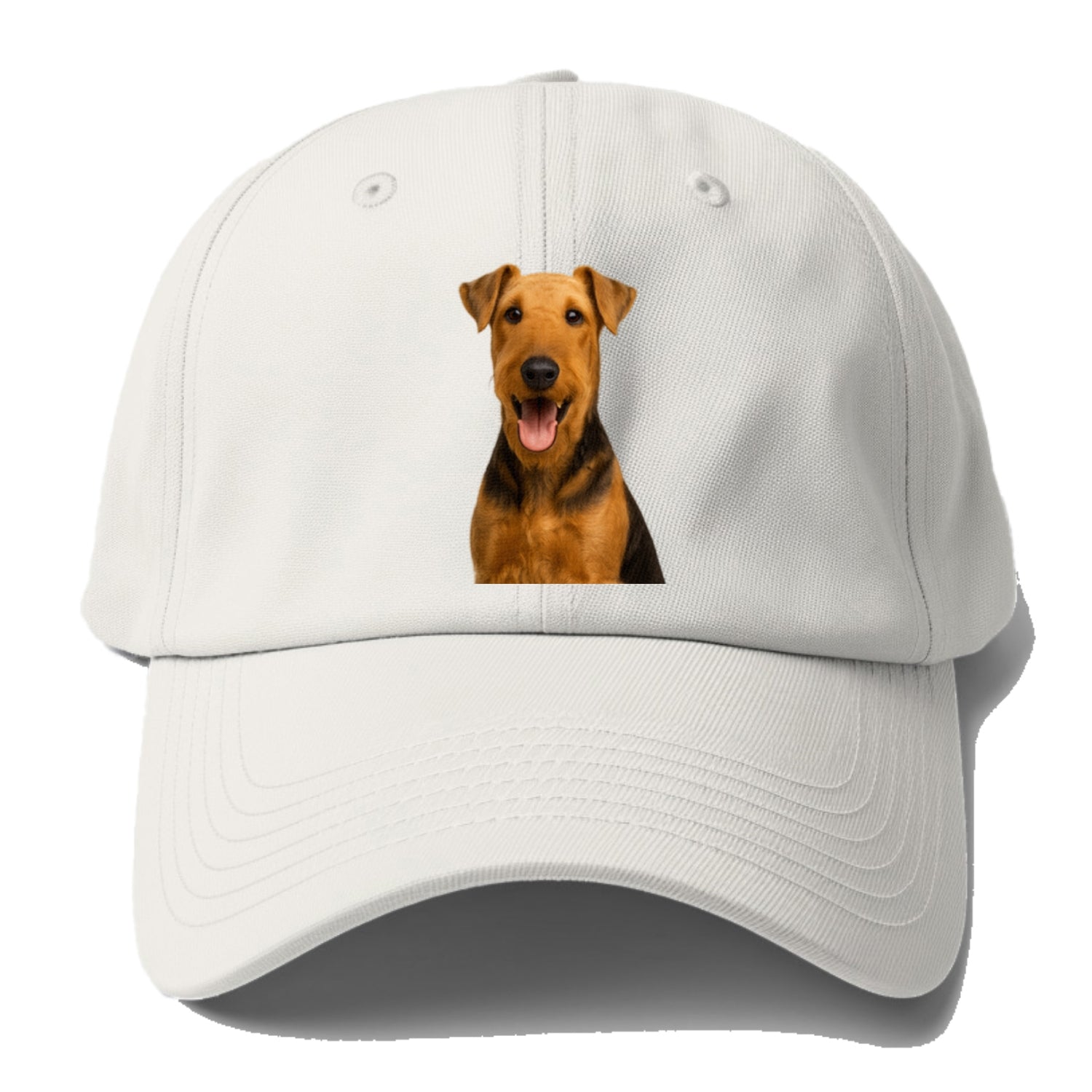 airedale terrier portrait design Hat