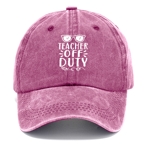 Teacher Off Duty Classic Cap