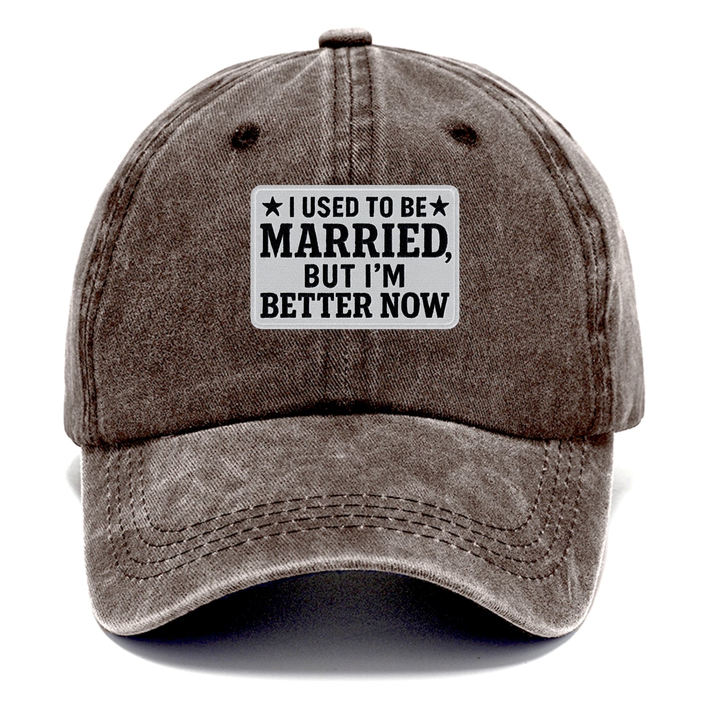 i used to be married but i'm better now Hat
