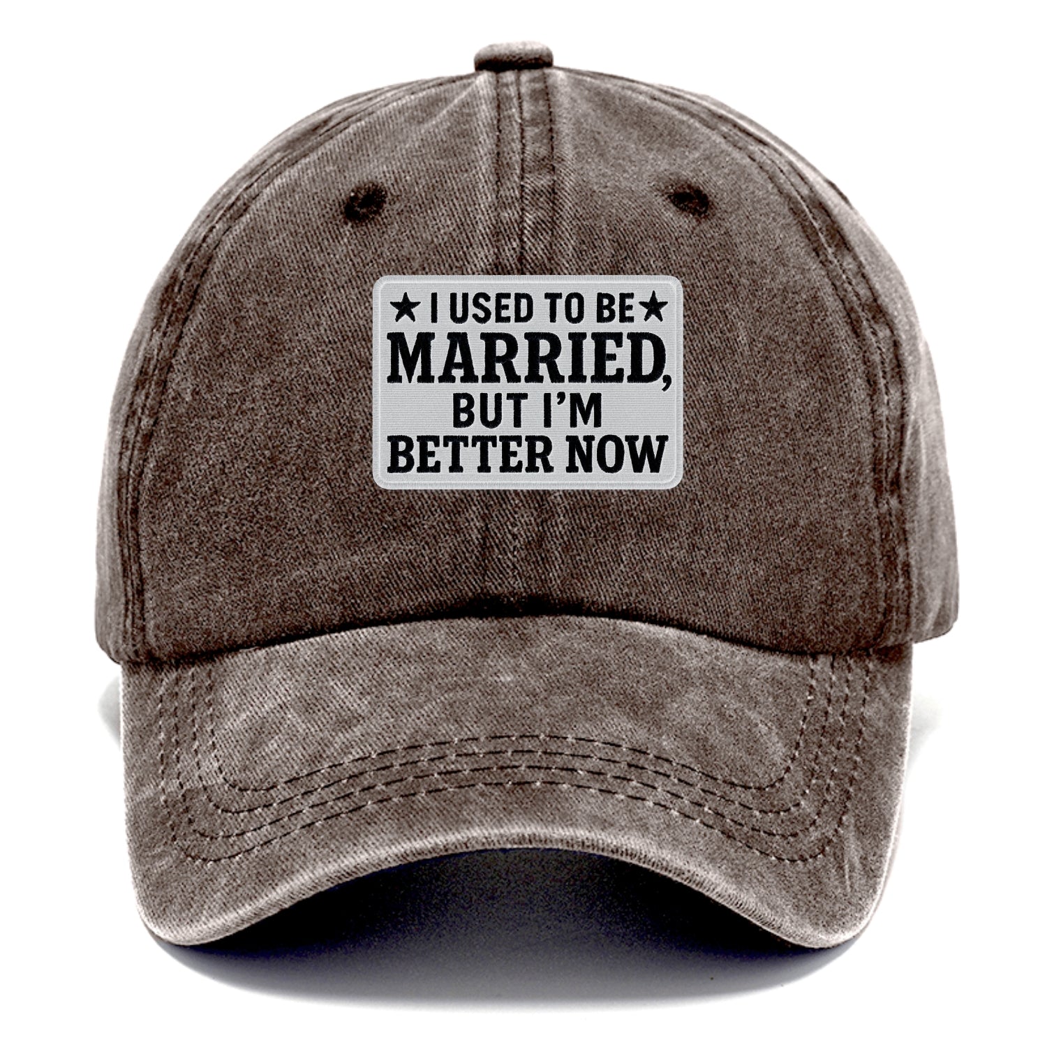 i used to be married but i'm better now Hat