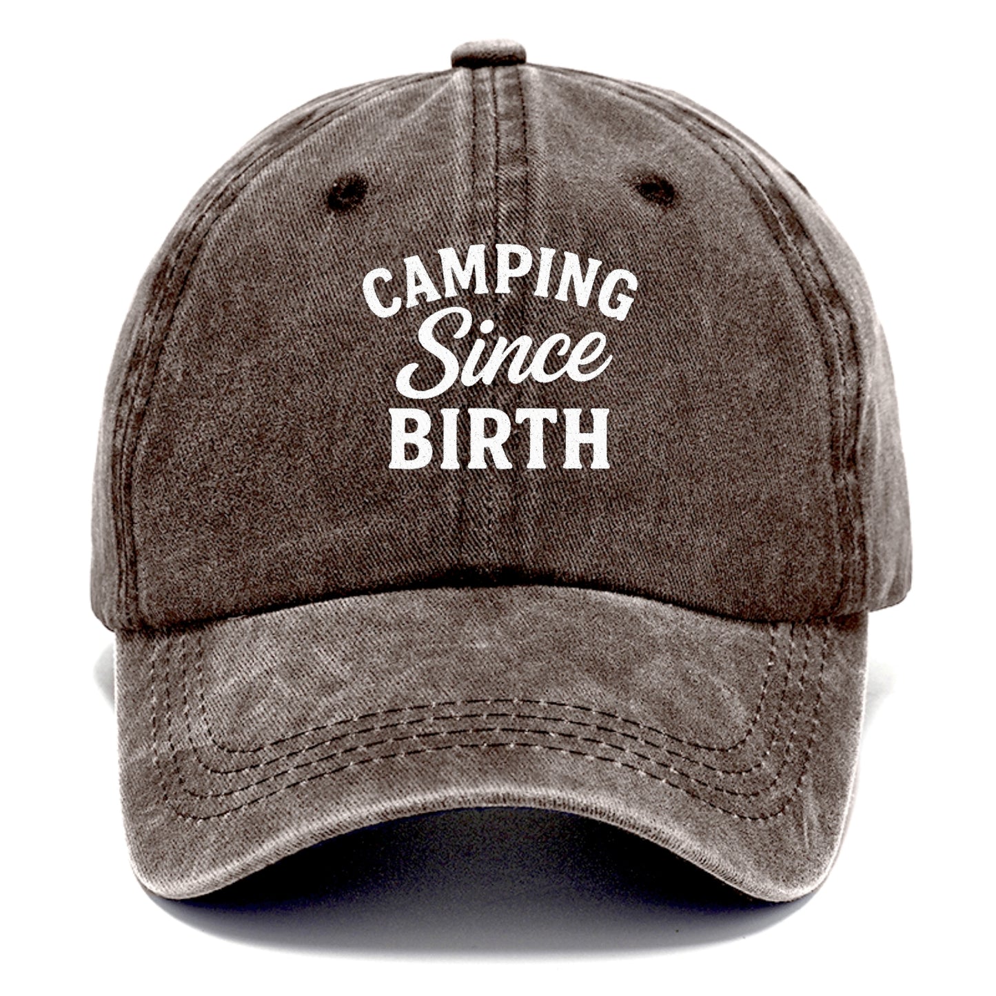 camping since birth hat design Hat
