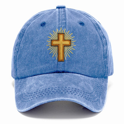 radiant cross of divine light Hat
