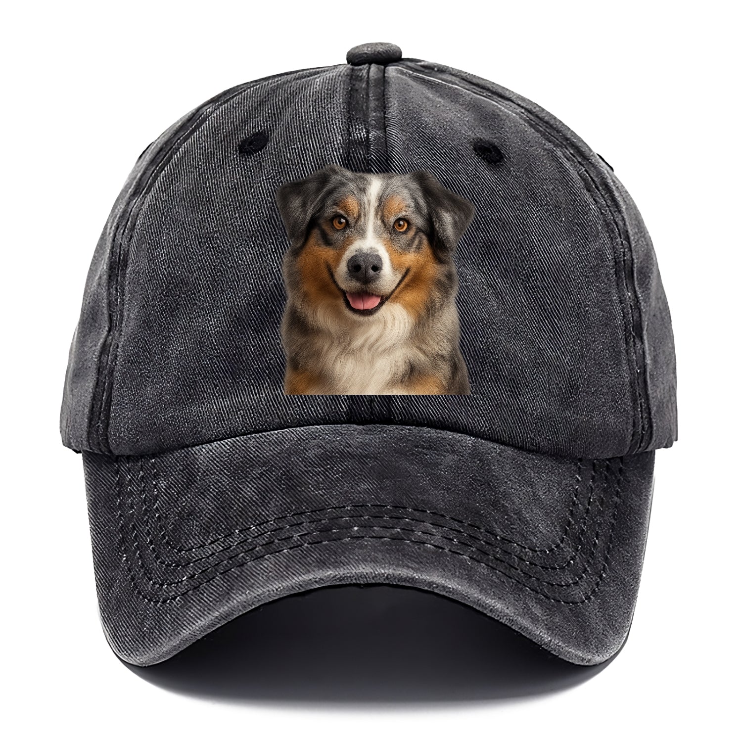 australian shepherd portrait design Hat