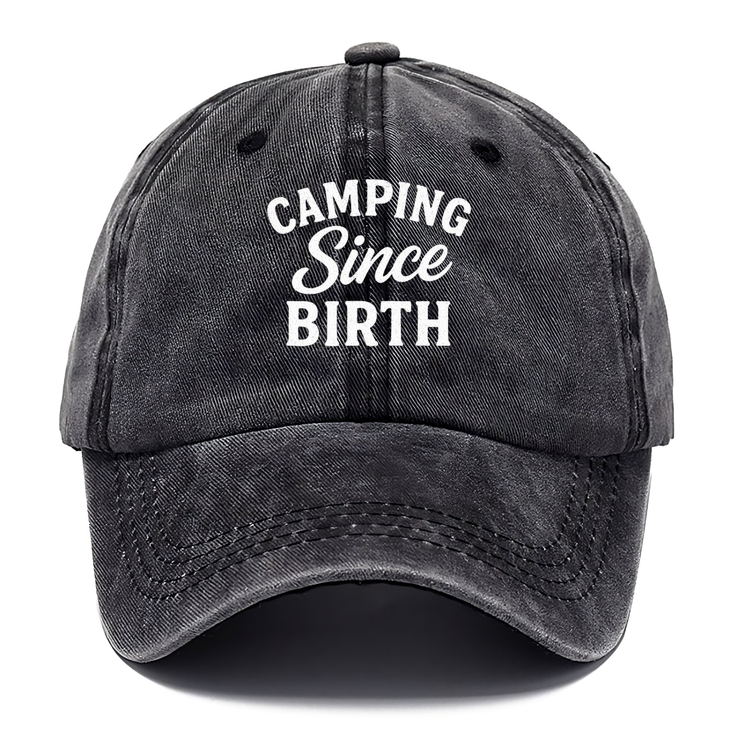 camping since birth hat design Hat